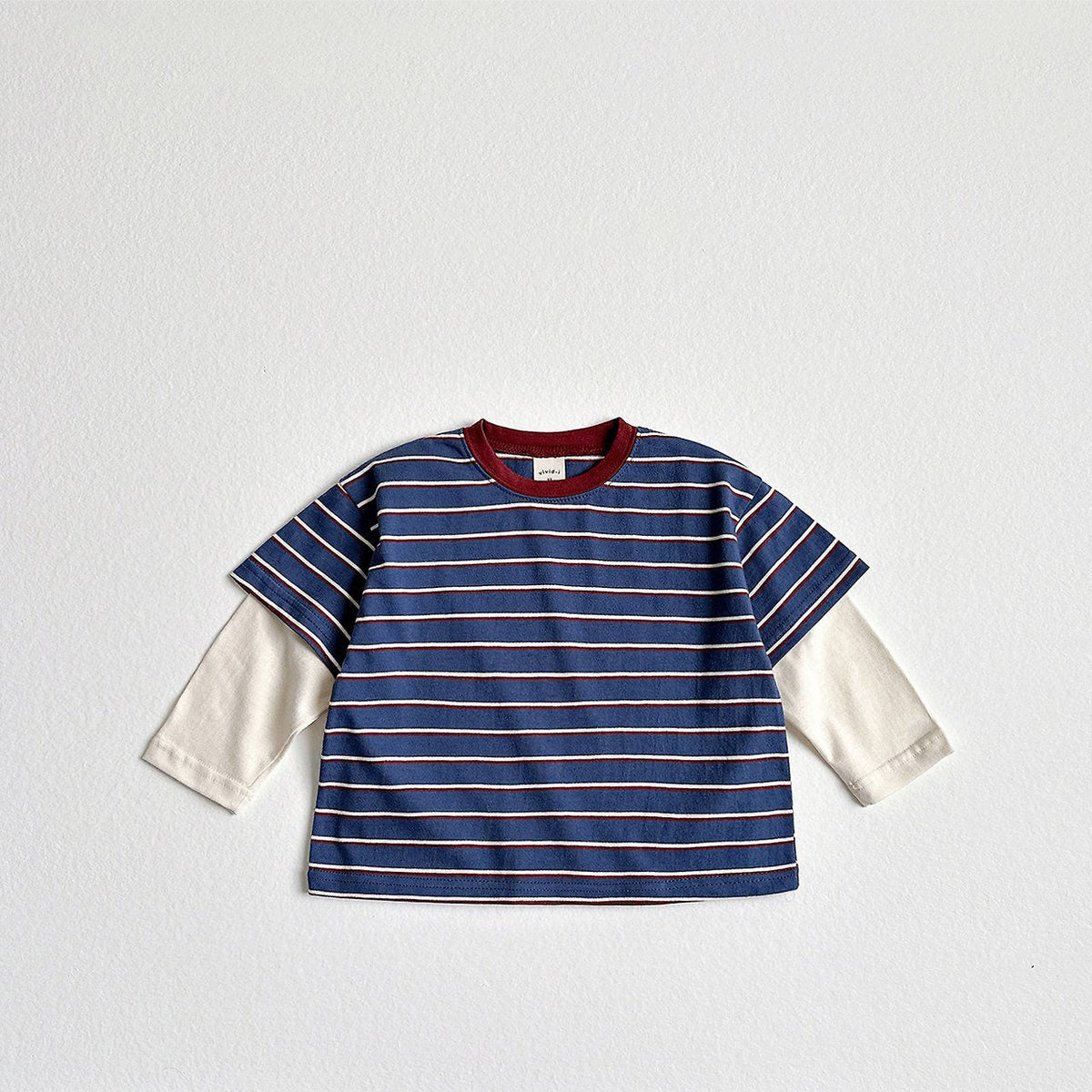 Toddler F26 Multi Stripe Layered Long Sleeve Top (2-9y) - 3 Colors kids outfit