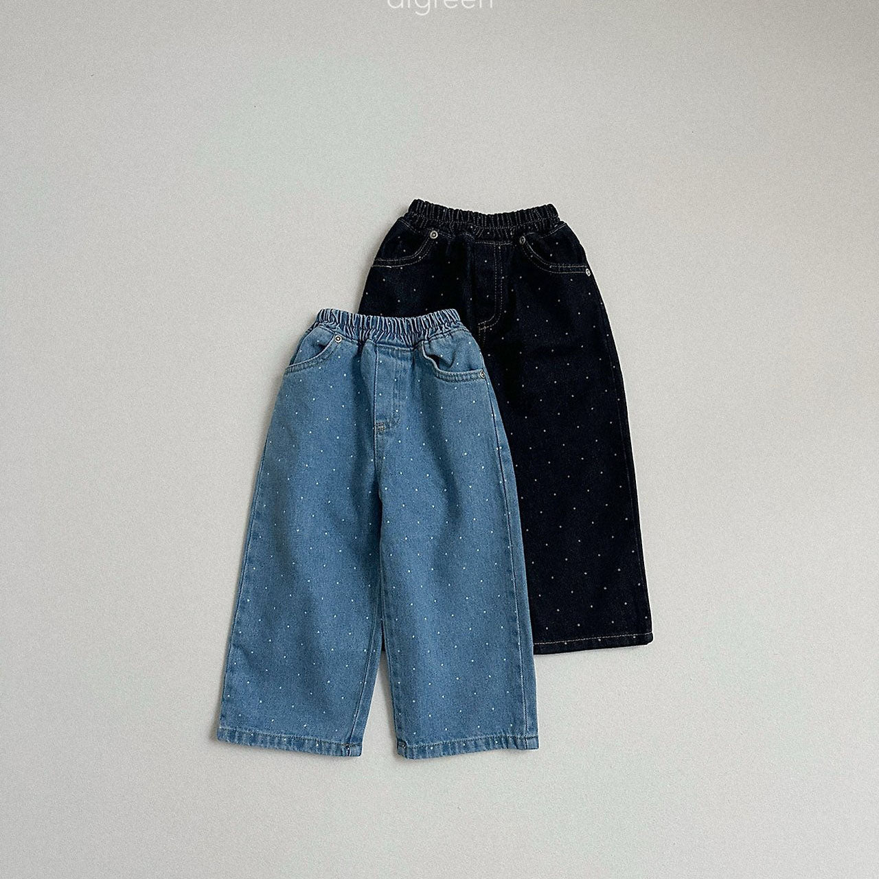 Toddler F26 Polka Dot Denim Pants (2-9y) - 2 Colors kids outfit