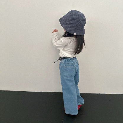 Toddler F26 Polka Dot Denim Pants (2-9y) - 2 Colors kids outfit