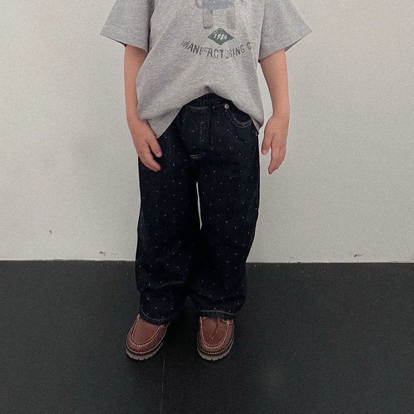 Toddler F26 Polka Dot Denim Pants (2-9y) - 2 Colors kids outfit