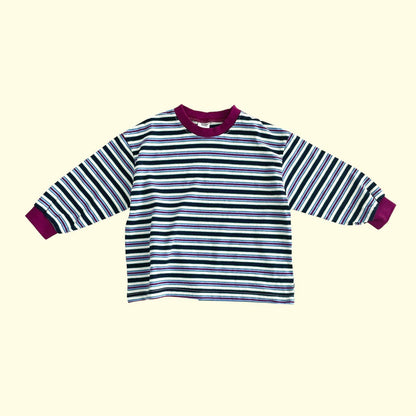 Toddler F26 Retro Stripe Long Sleeve Top (3-9y) - 2 Colors kids outfit