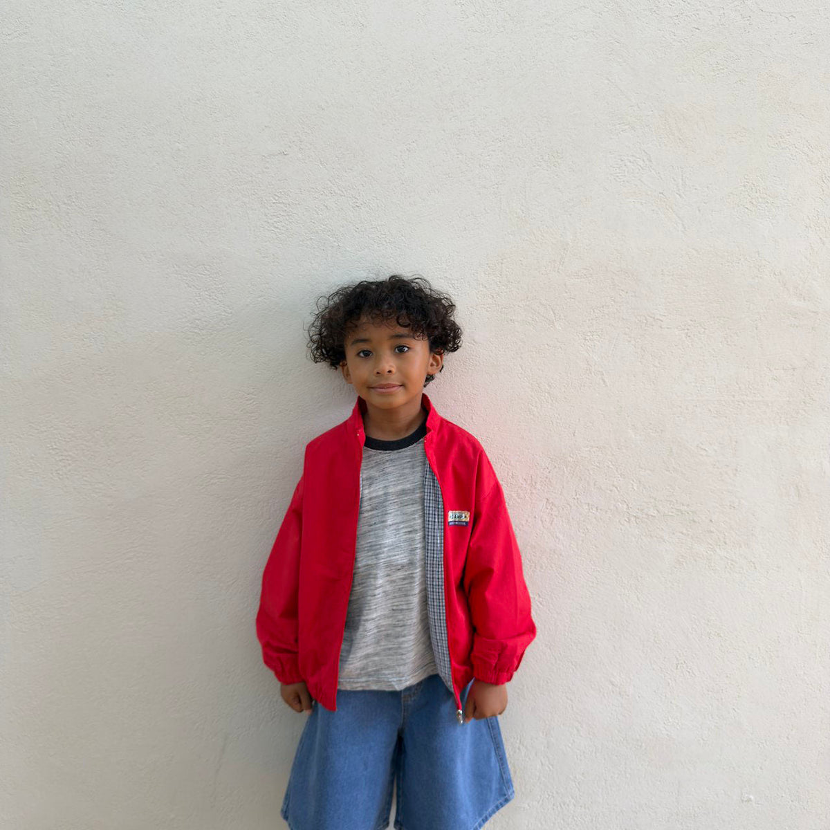 Toddler F26 Reversible Mock Neck Zip Up Jacket (3-10y) - 2 Colors kids outfit