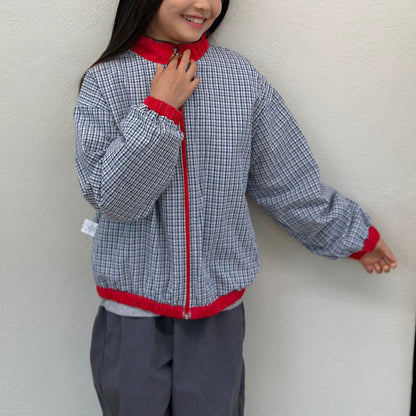 Toddler F26 Reversible Mock Neck Zip Up Jacket (3-10y) - 2 Colors kids outfit