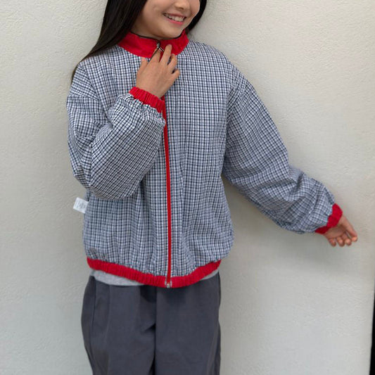 Toddler F26 Reversible Mock Neck Zip Up Jacket (3-10y) - 2 Colors kids outfit