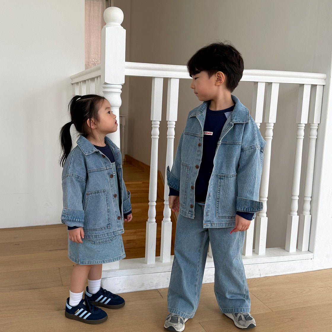 Toddler F26 RIbbed Denim Pull-On Pants (12m-9y) - 2 Colors kids outfit