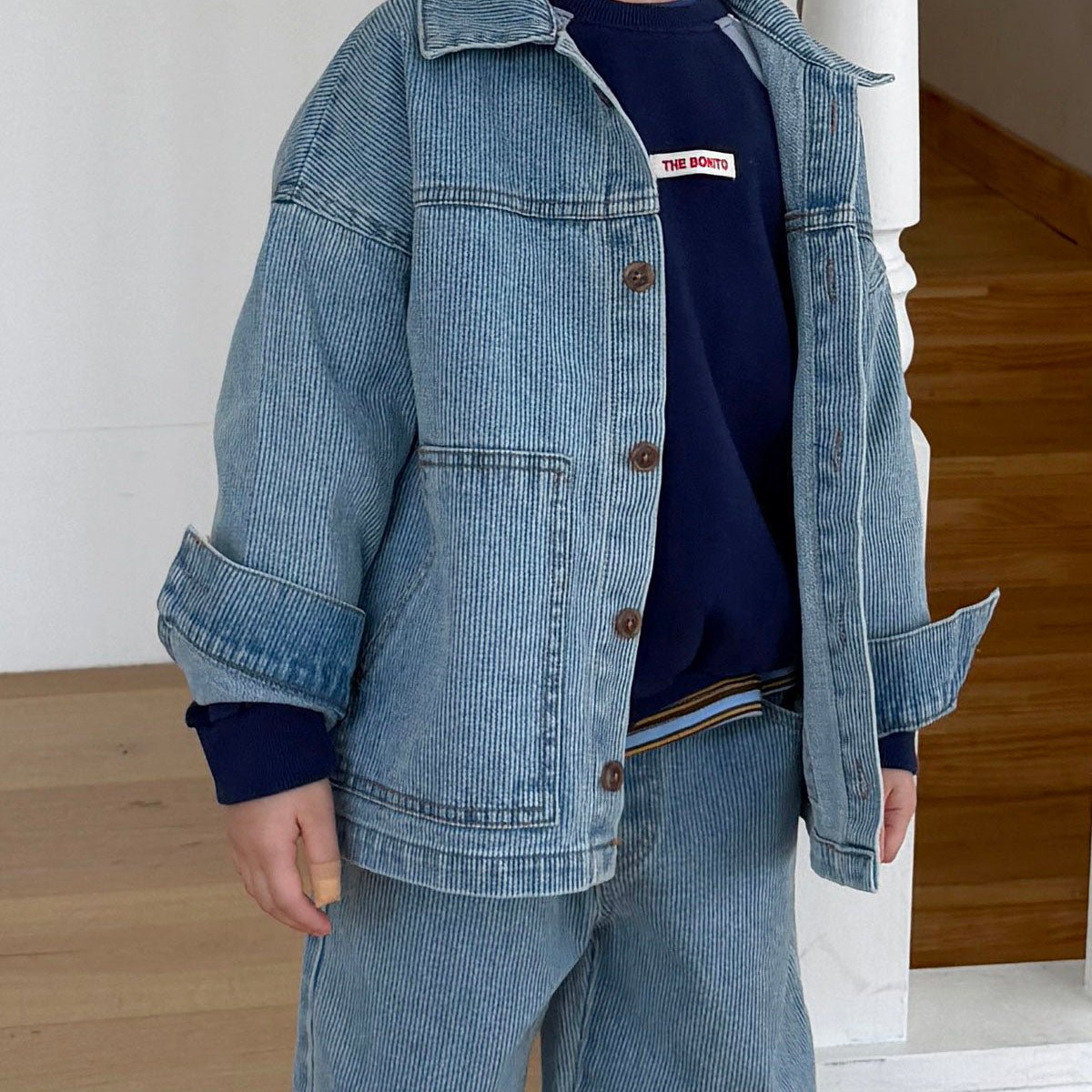 Toddler F26 RIbbed Denim Pull-On Pants (12m-9y) - 2 Colors kids outfit
