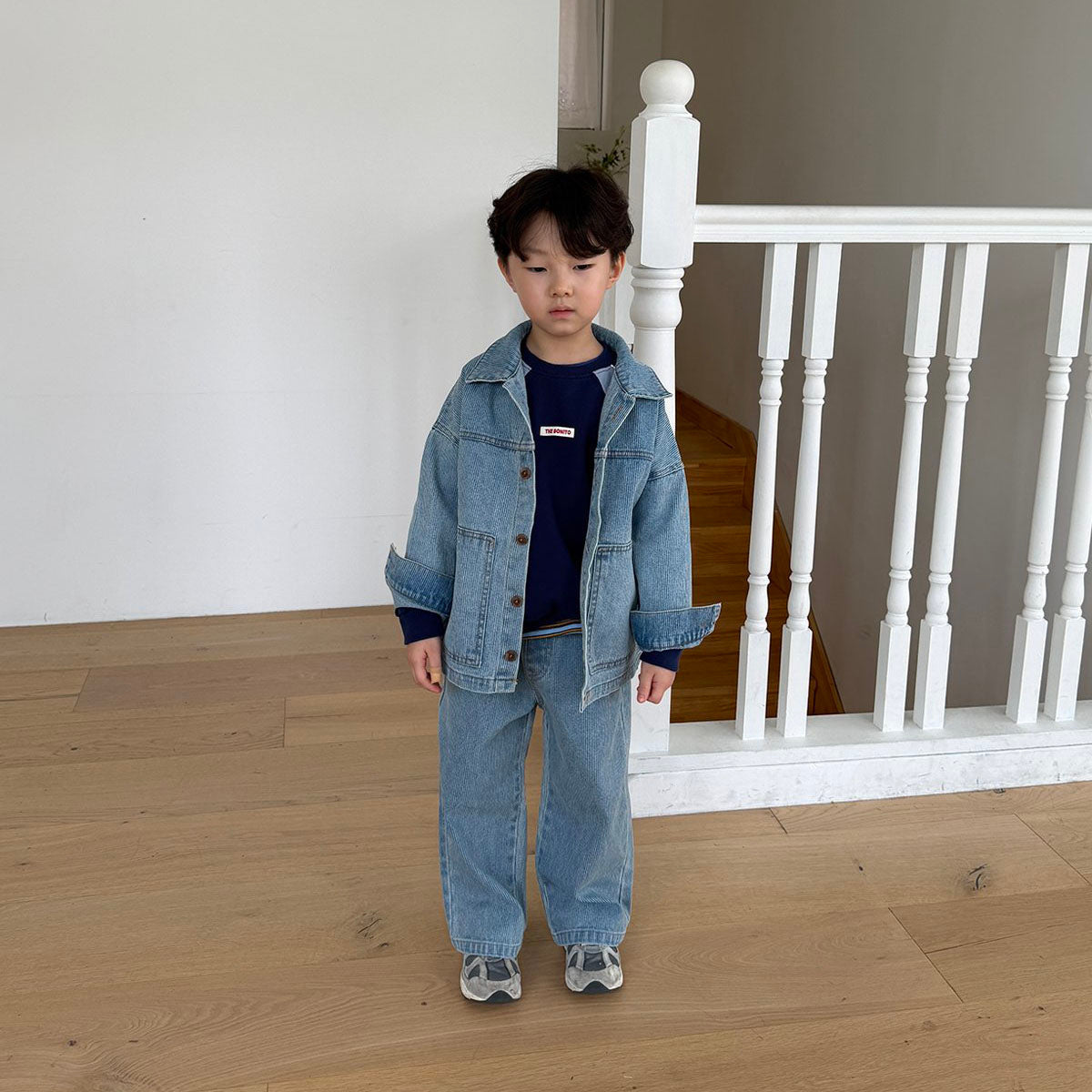 Toddler F26 RIbbed Denim Pull-On Pants (12m-9y) - 2 Colors kids outfit