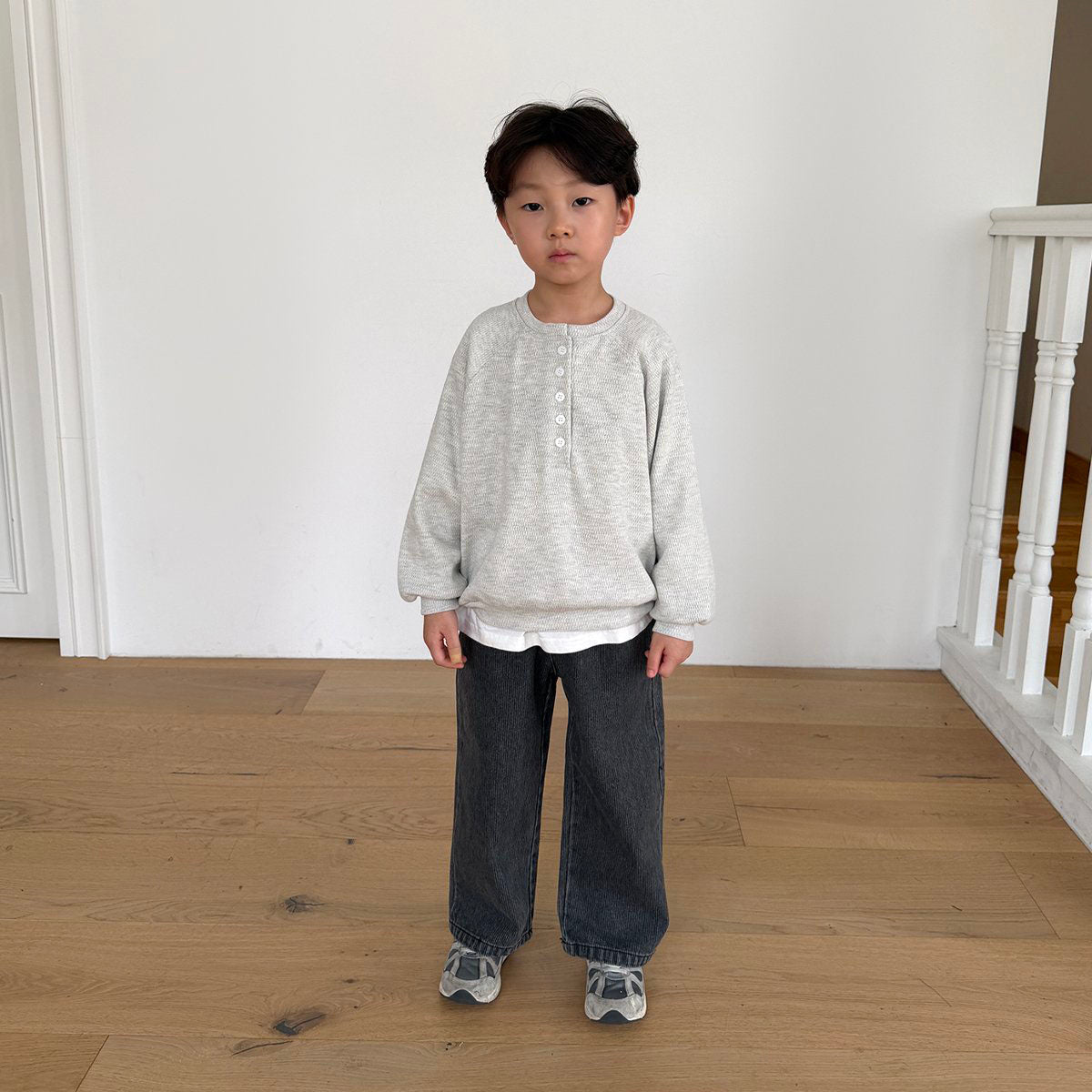 Toddler F26 Ribbed Denim Trucker Jacket (12m-9y) - 2 Colors kids outfit