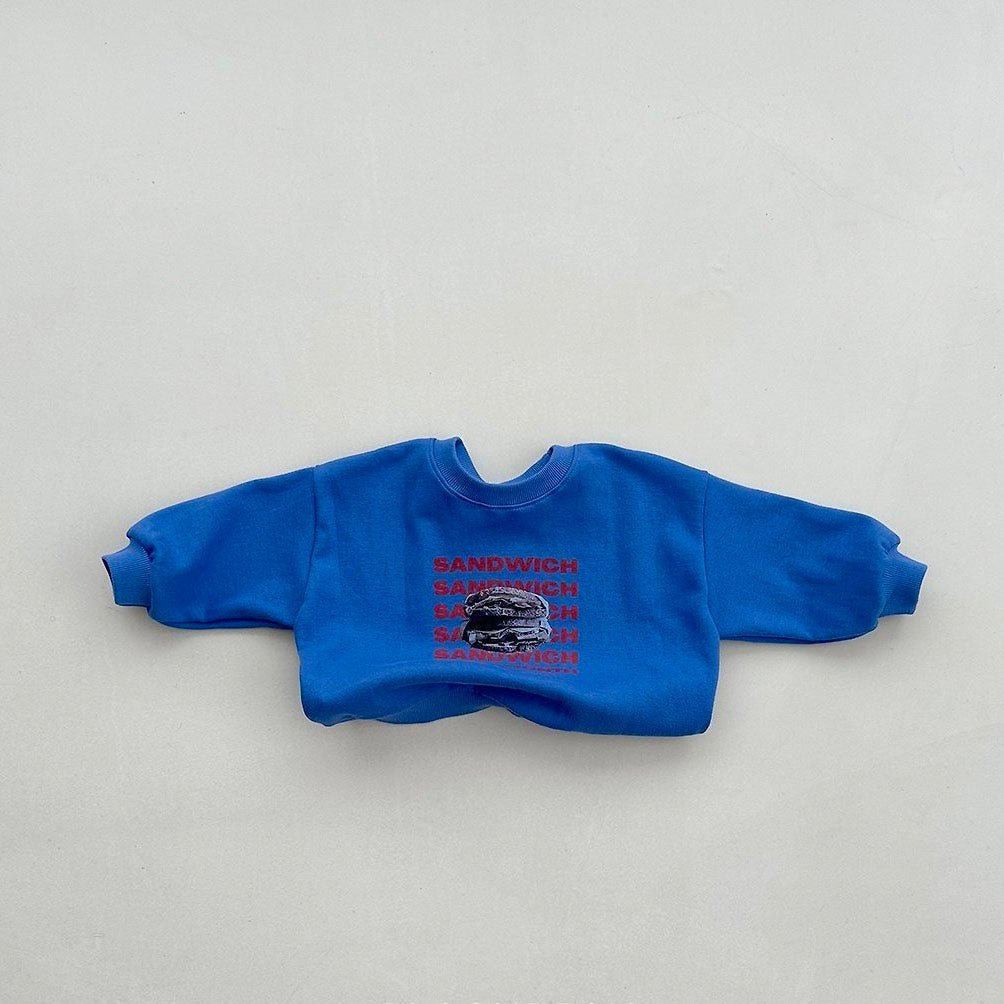 Toddler F26 Sandwich Long Sleeve Sweatshirt (4m-6y) - 2 Colors kids outfit