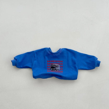 Toddler F26 Sandwich Long Sleeve Sweatshirt (4m-6y) - 2 Colors kids outfit