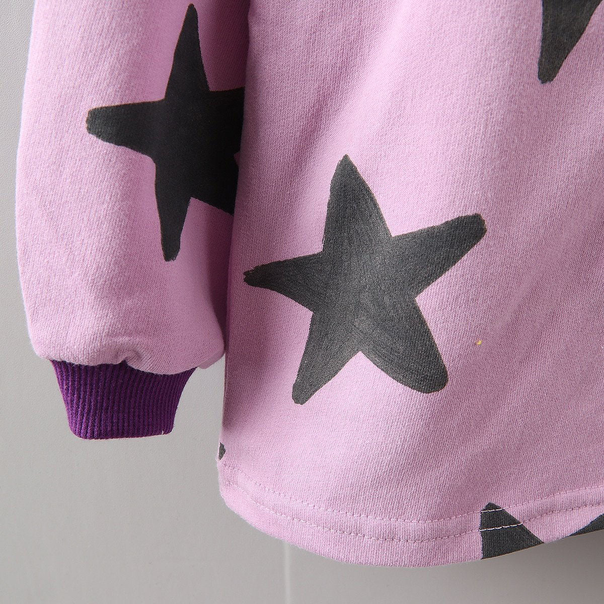 Toddler F26 Star All-Over Print Long Sleeve Top (2-9y) - Pink kids outfit