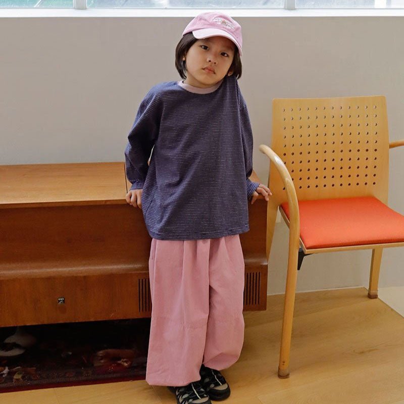 Toddler F26 Stella Stripe Long Sleeve Top (1-7y) - 2 Colors kids outfit