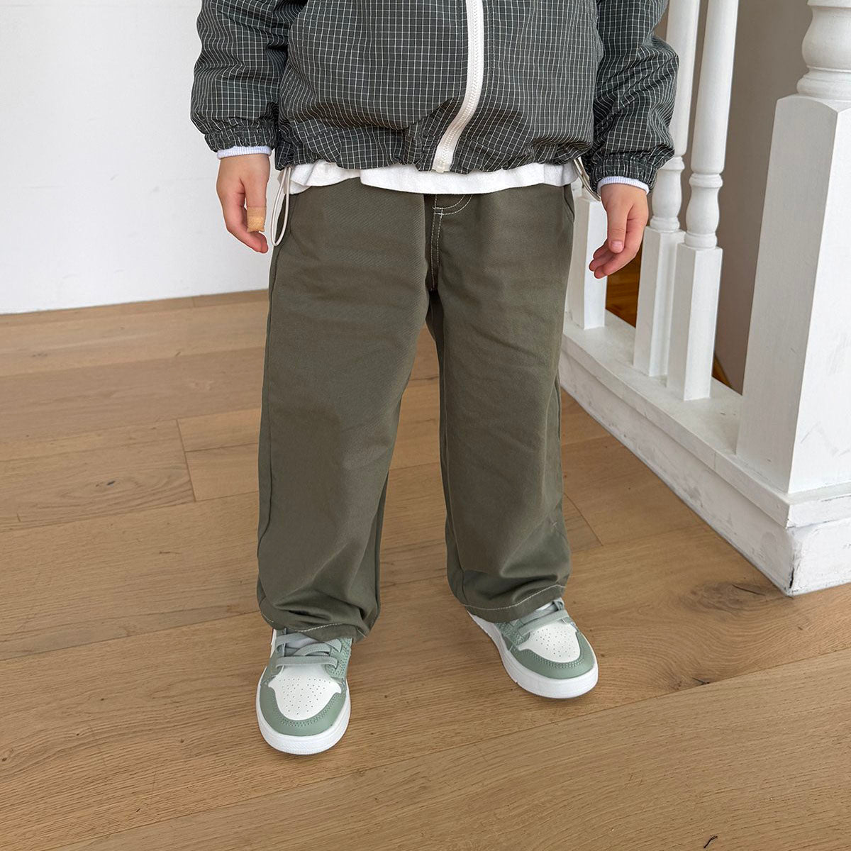Toddler F26 Stitch Detail Pull-On Pants (12m-9y) - 3 Colors kids outfit