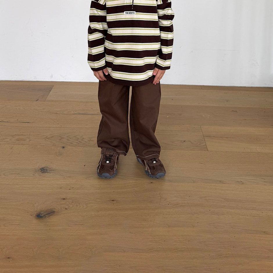 Toddler F26 Stitch Detail Pull-On Pants (12m-9y) - 3 Colors kids outfit