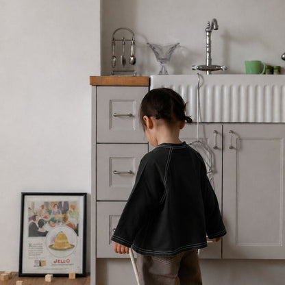 Toddler F26 Stitch Detail Raglan Long Sleeve Top (2-7y) - 4 Colors kids outfit