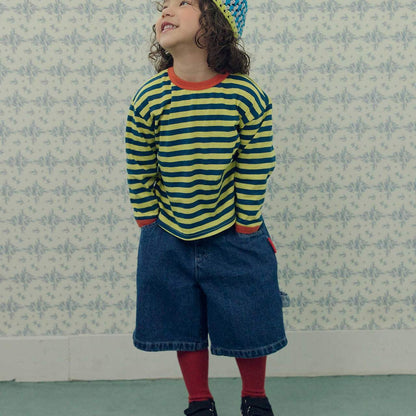 Toddler F26 Stripe Long Sleeve Top (2-6y) - 2 Colors kids outfit