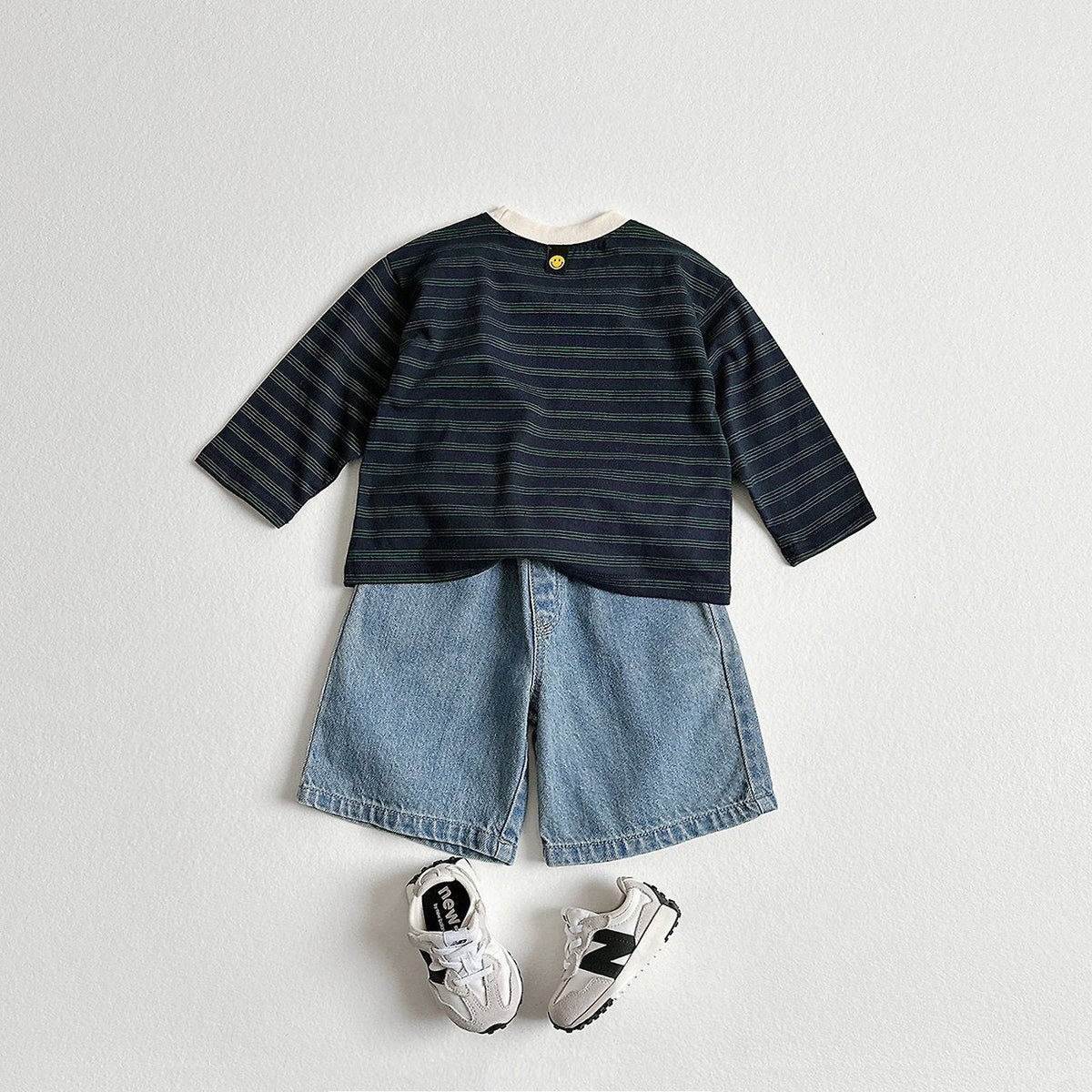 Toddler F26 Stripe Long Sleeve Top (2-9y) - 3 Colors kids outfit