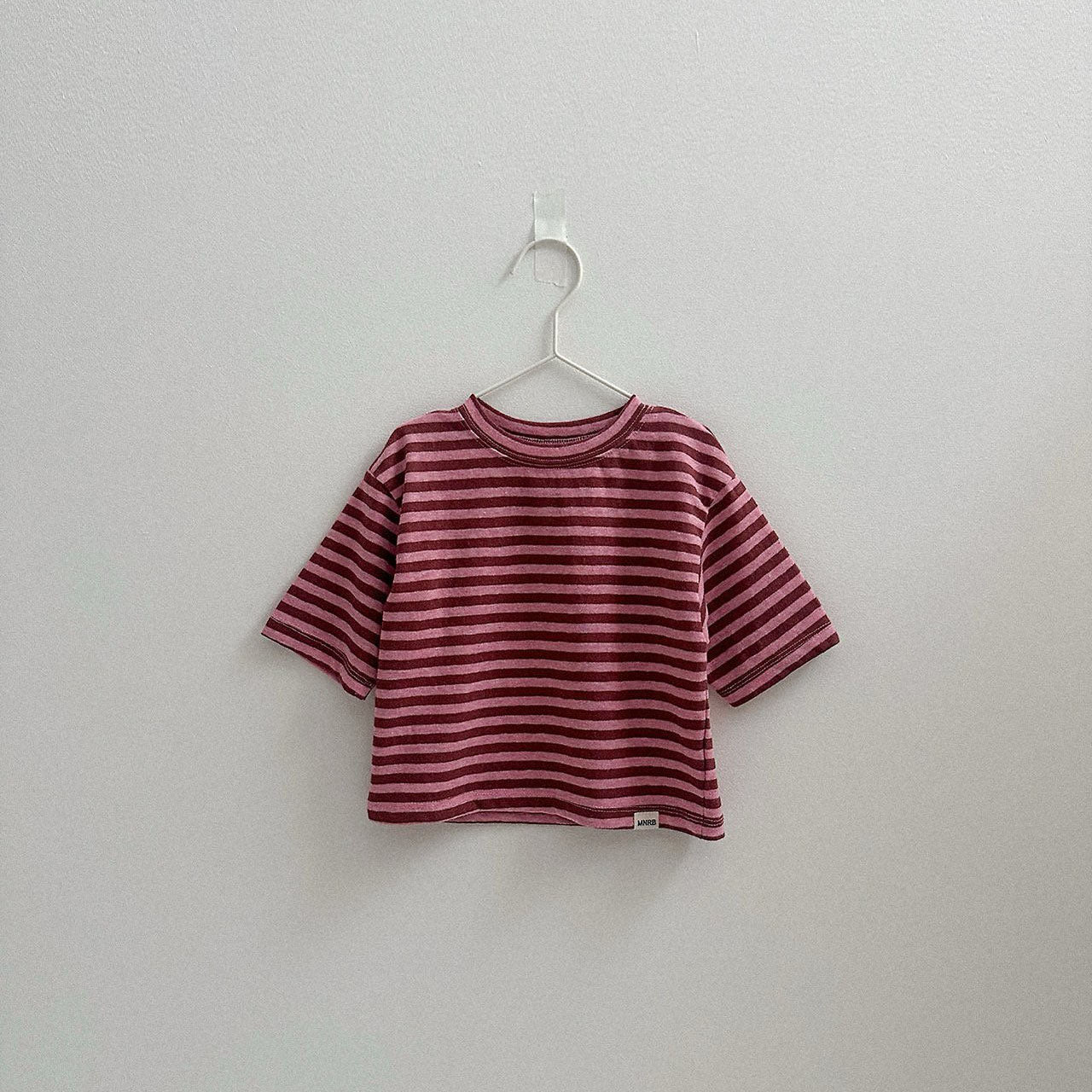 Toddler F26 Stripe Loose Fit Short Sleeve Top (10m-4y) - 3 Colors kids outfit
