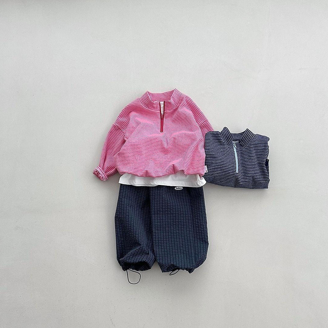 Toddler F26 Textured Adjustable Hem Jogger Pants (2-6y) - 2 Colors kids outfit