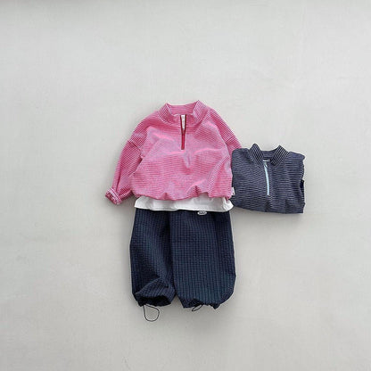 Toddler F26 Textured Adjustable Hem Jogger Pants (2-6y) - 2 Colors kids outfit