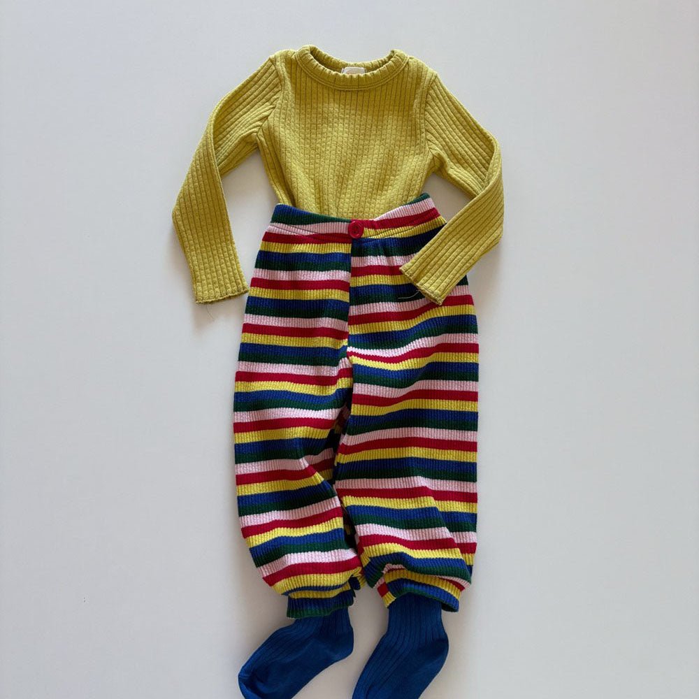 Toddler F26 Textured Long Sleeve Top (1-6y) - 5 Colors kids outfit