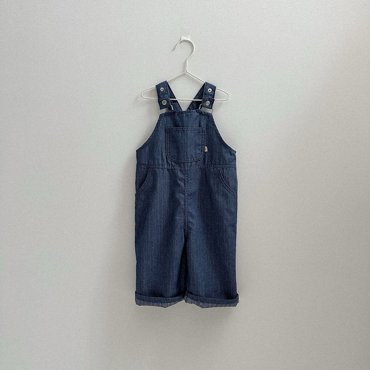 Toddler F26 Textured Stripe Denim Overalls (10m-4y) - 2 Colors kids outfit