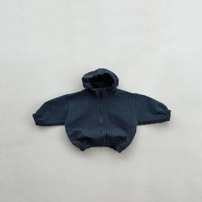 Toddler F26 Textured Zip-up Hoodie (2-6y) - 2 Colors kids outfit