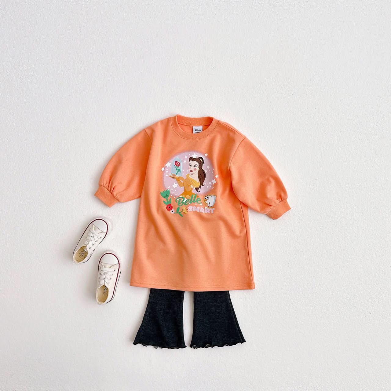 Toddler Flare Indigo Pants (1 - 6y) - 2 Colors kids outfit