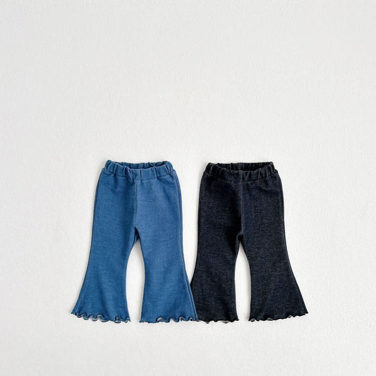 Toddler Flare Indigo Pants (1 - 6y) - 2 Colors kids outfit
