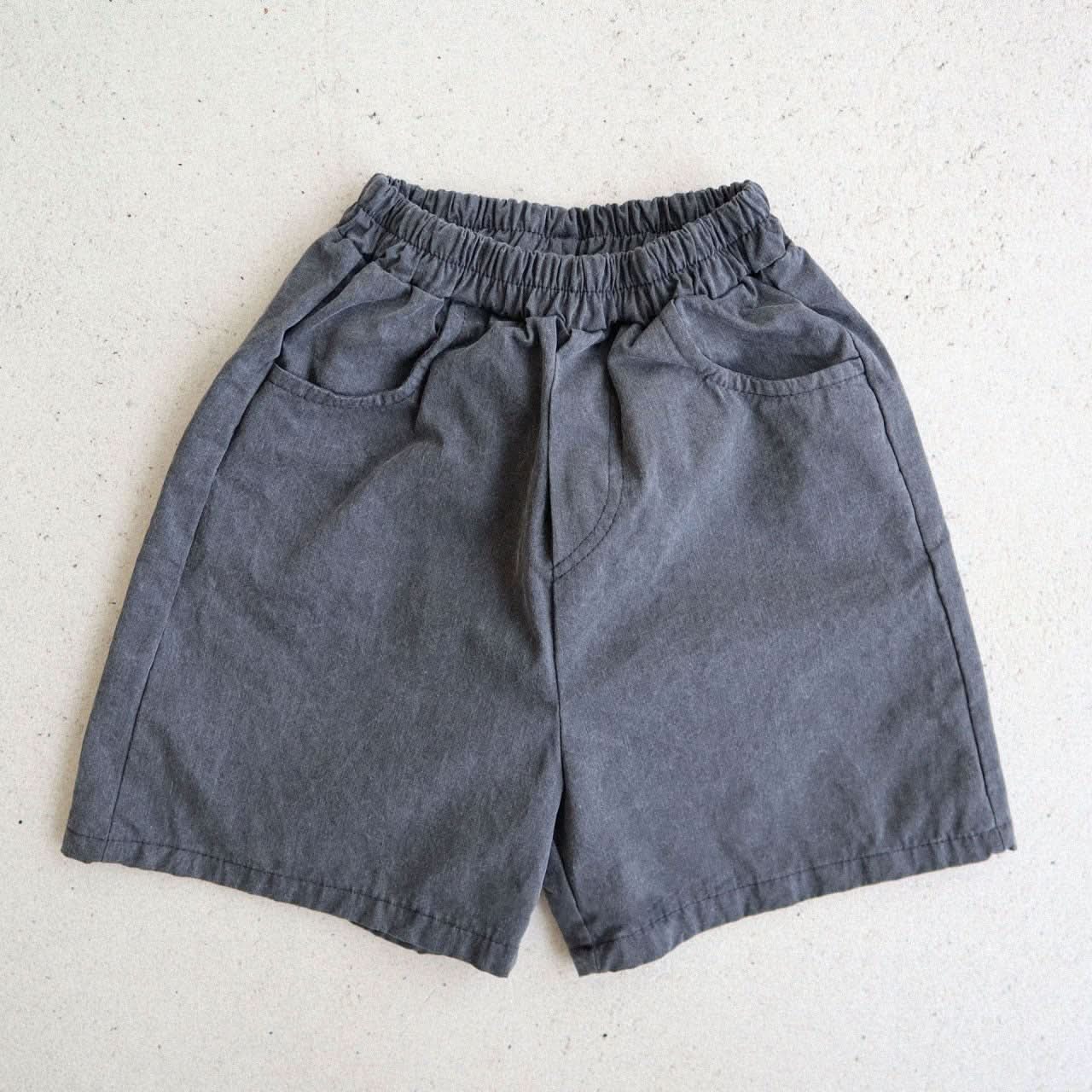 Toddler Garment Dyed Knee - Length Shorts (2 - 7y) - 2 Colors kids outfit