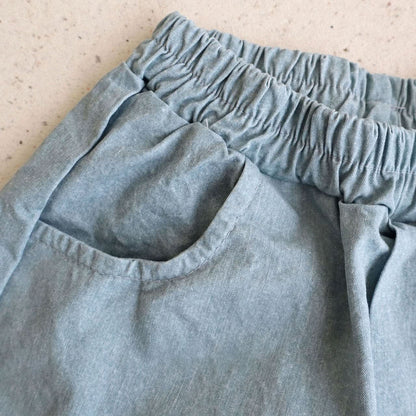 Toddler Garment Dyed Knee - Length Shorts (2 - 7y) - 2 Colors kids outfit