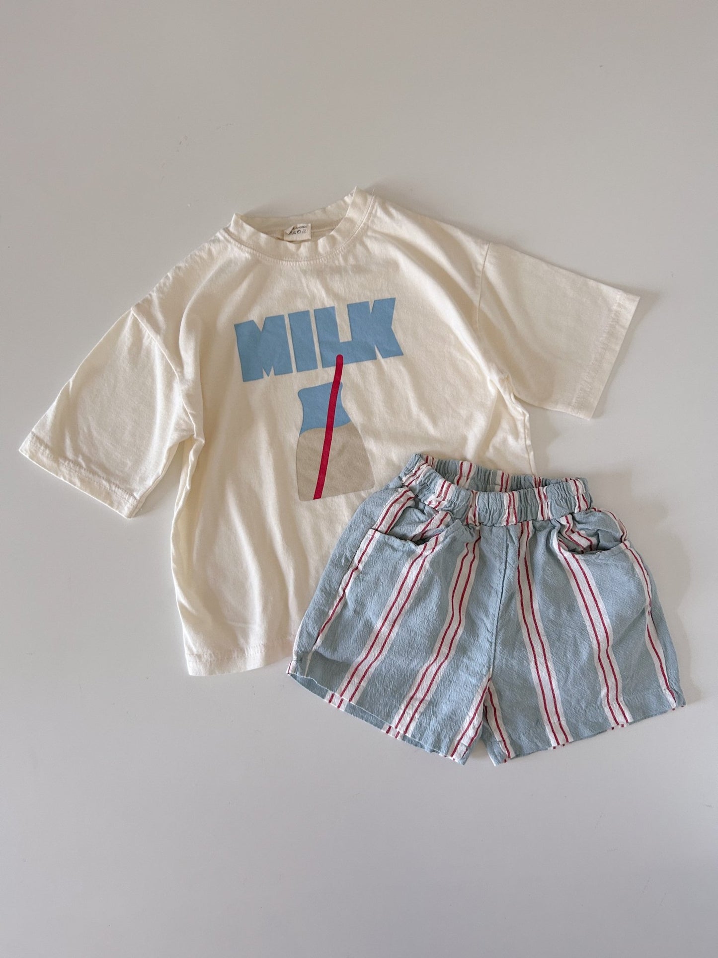 Toddler Hug Stripe Comfy Shorts (1 - 6y) - 2 Colors kids outfit