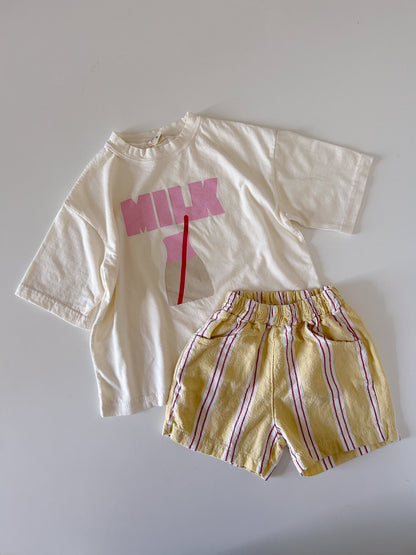 Toddler Hug Stripe Comfy Shorts (1 - 6y) - 2 Colors kids outfit