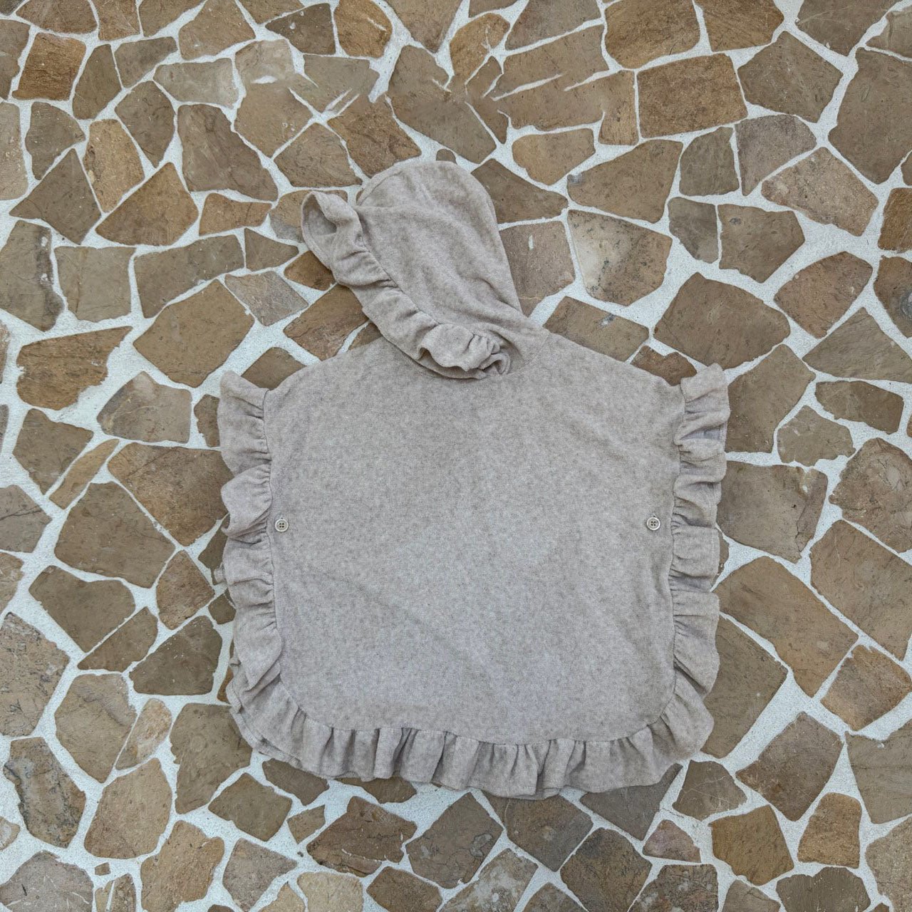 Toddler LaCamel SS25 Ruffle Hooded Towel (1 - 6y) - 3 Colors kids outfit
