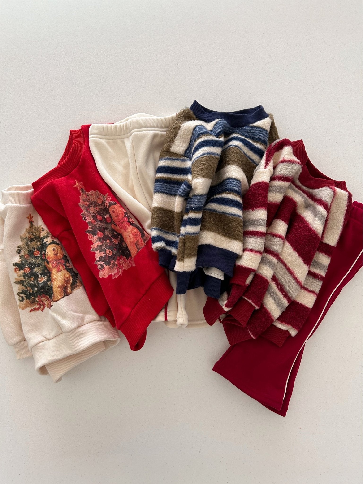 Toddler Lala FW25 Christmas Tree Sweatshirt (1 - 6y) - 2 Colors kids outfit