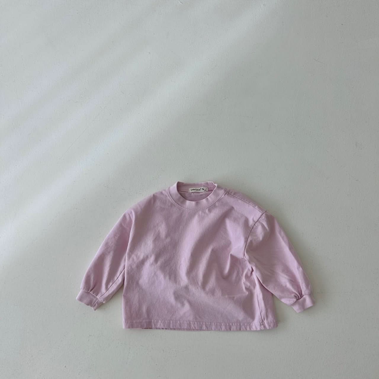 Toddler Land S24 Long Sleeve 'GOOD LUCK' Tee (4m - 6y) - 4 Colors kids outfit