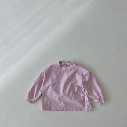 Toddler Land S24 Long Sleeve 'GOOD LUCK' Tee (4m - 6y) - 4 Colors kids outfit