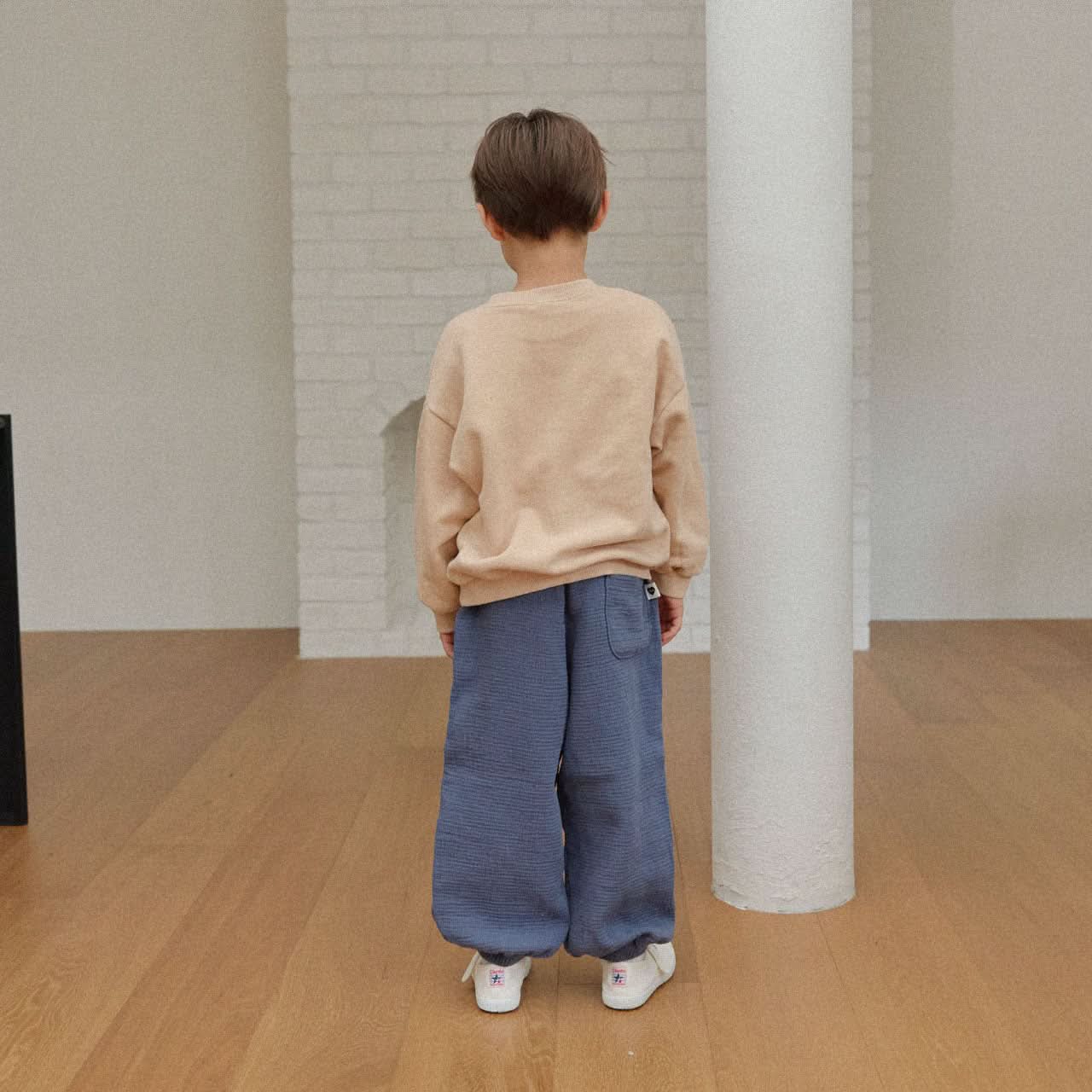Toddler Land S25 Textured Cotton Jogger Pants (1 - 6y) - 3 Colors kids outfit