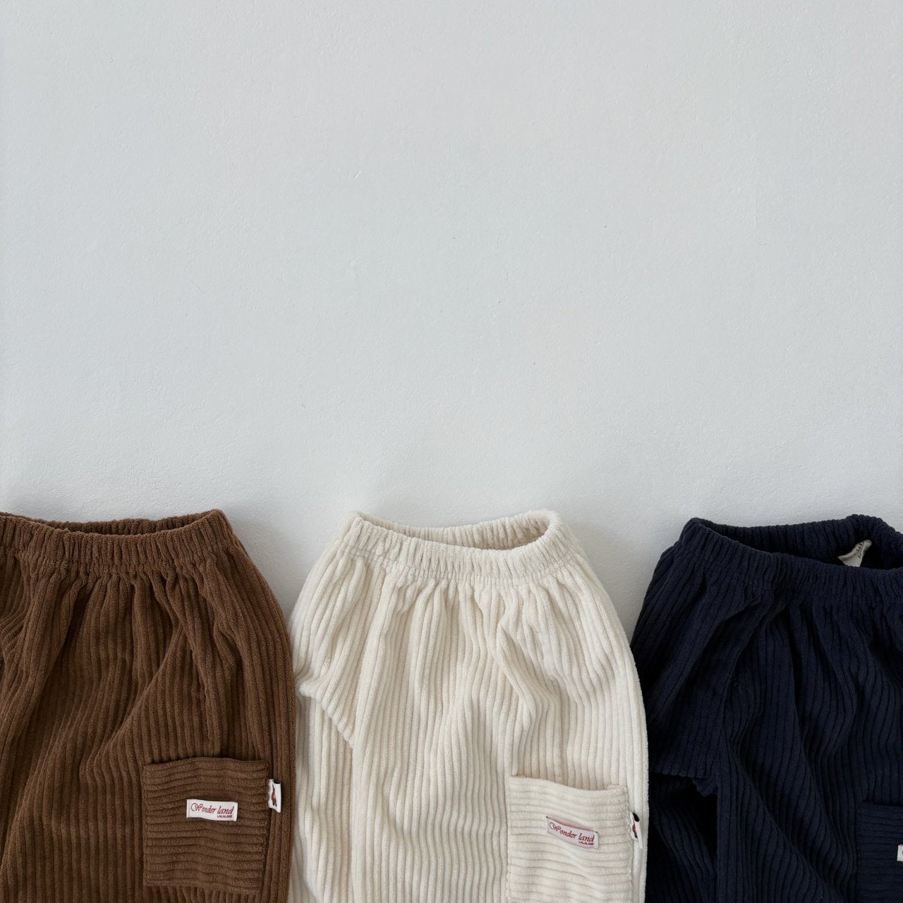 Toddler Land W25 Corduroy Cargo Jogger Pants (1 - 6y) - 3 Colors kids outfit