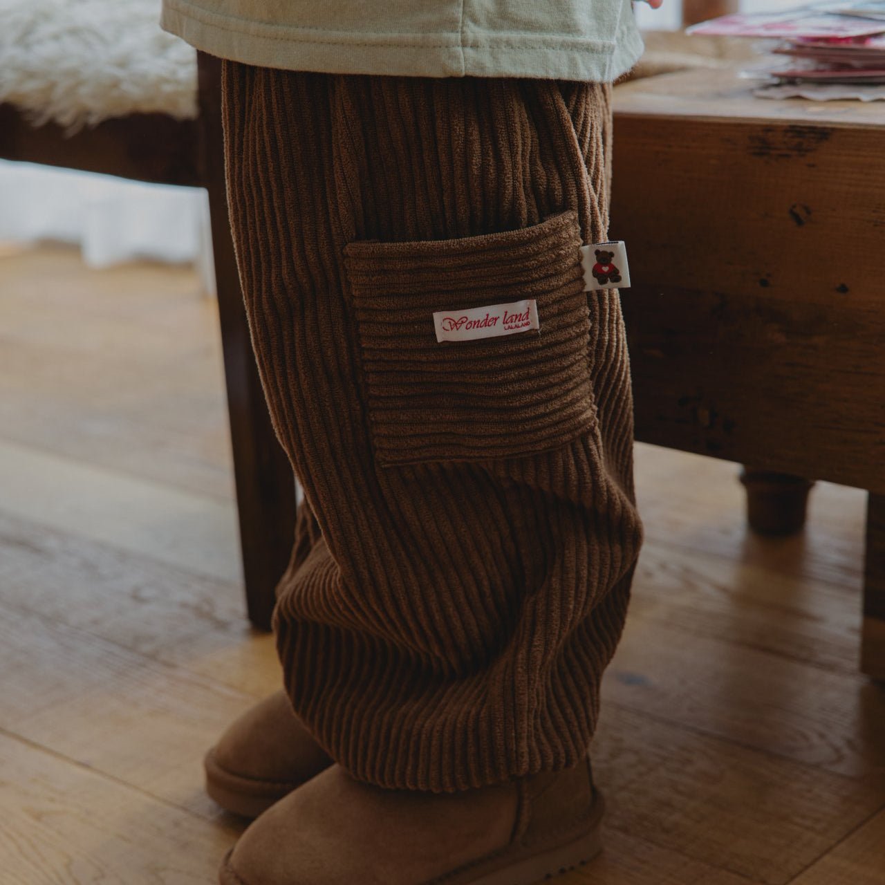 Toddler Land W25 Corduroy Cargo Jogger Pants (1 - 6y) - 3 Colors kids outfit