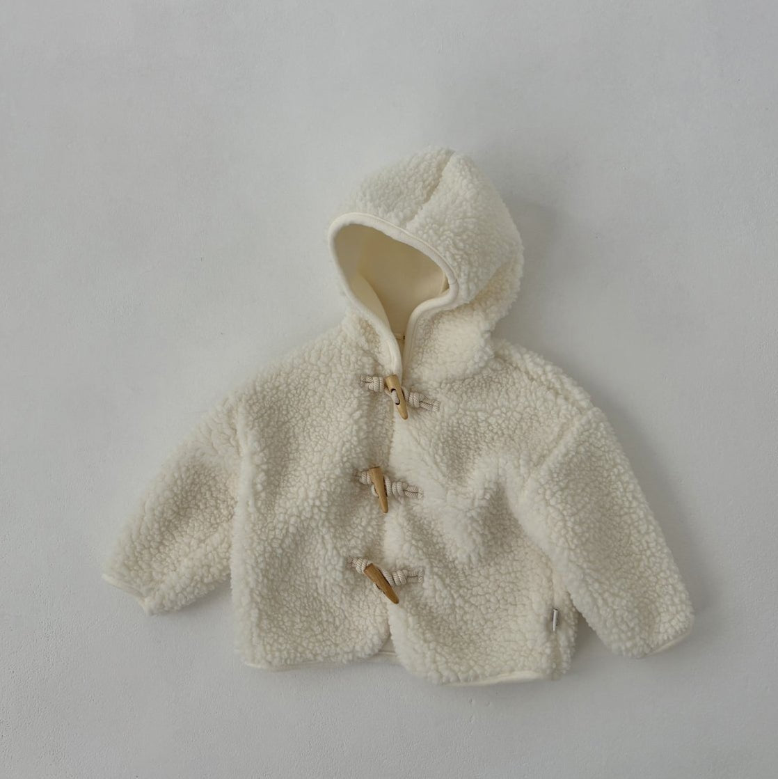 Toddler Land W25 Sherpa Duffle Hooded Jacket (1 - 6y) - 2 Colors kids outfit
