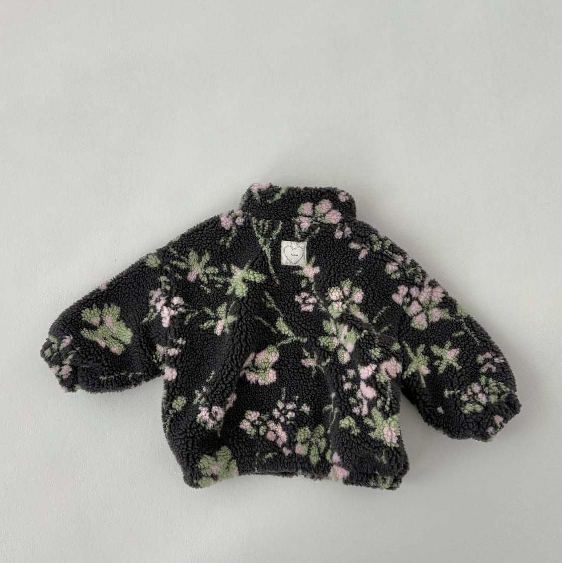 Toddler Land W25 Sherpa Mock Neck Zip - Up Jacket (1 - 6y) - 3 Colors kids outfit