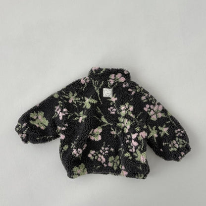 Toddler Land W25 Sherpa Mock Neck Zip - Up Jacket (1 - 6y) - 3 Colors kids outfit