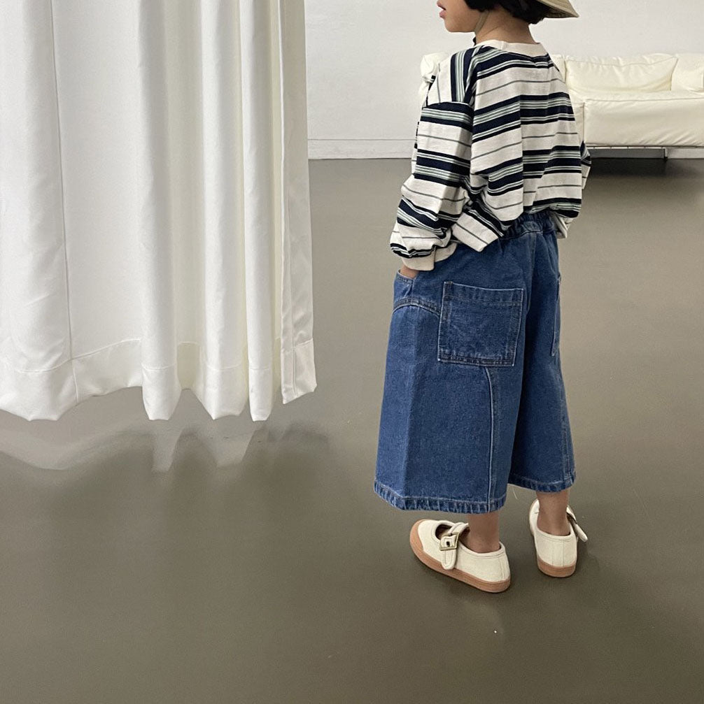 Toddler Lovin Multicolor Stripe Long Sleeve Top (1 - 7y) - 2 Colors kids outfit