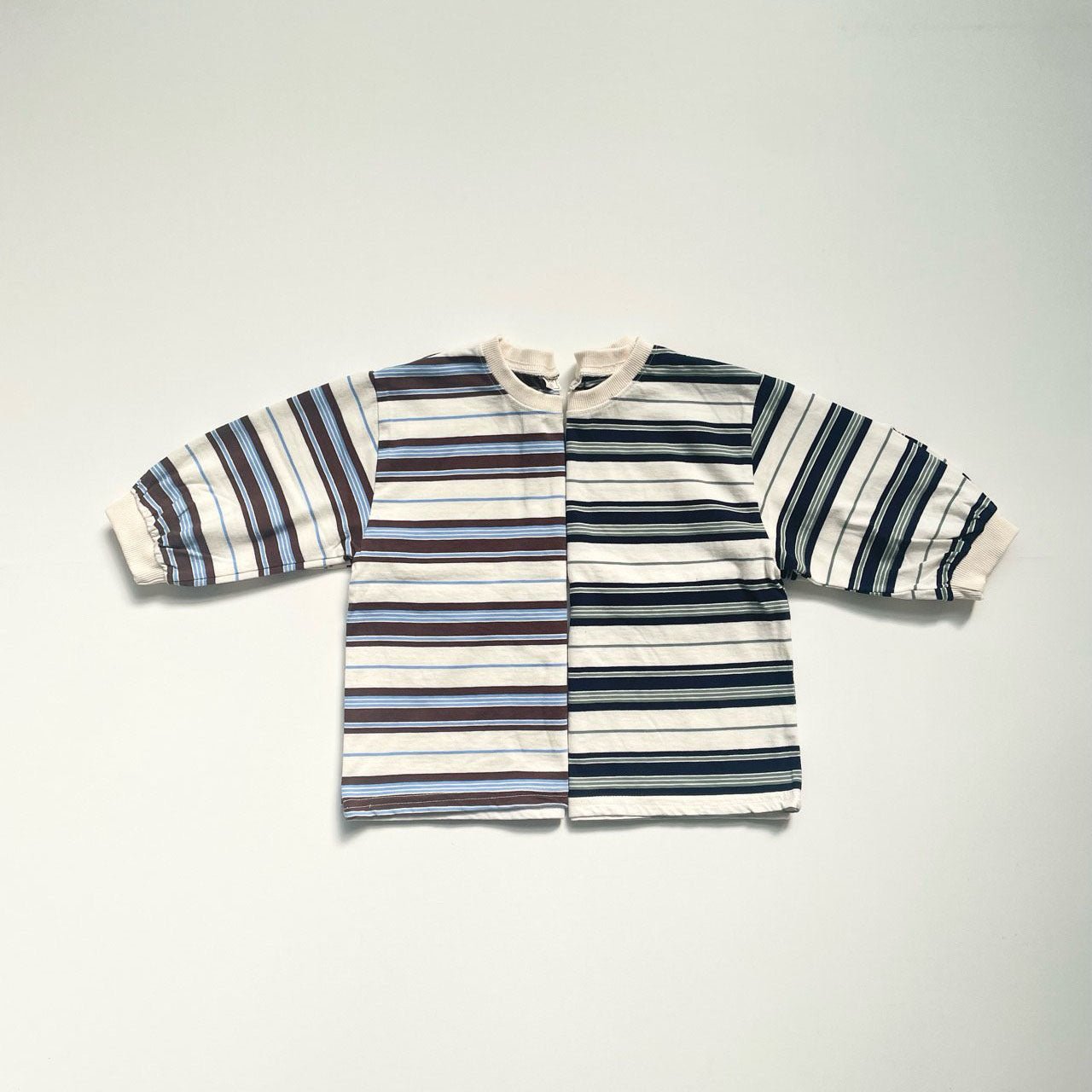 Toddler Lovin Multicolor Stripe Long Sleeve Top (1 - 7y) - 2 Colors kids outfit