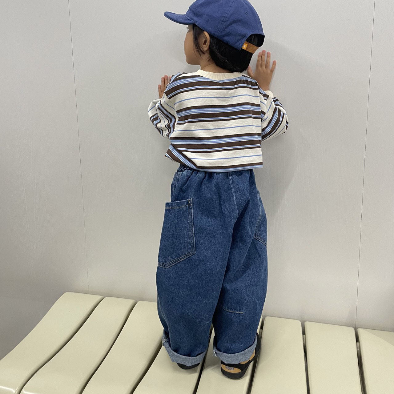 Toddler Lovin Multicolor Stripe Long Sleeve Top (1 - 7y) - 2 Colors kids outfit