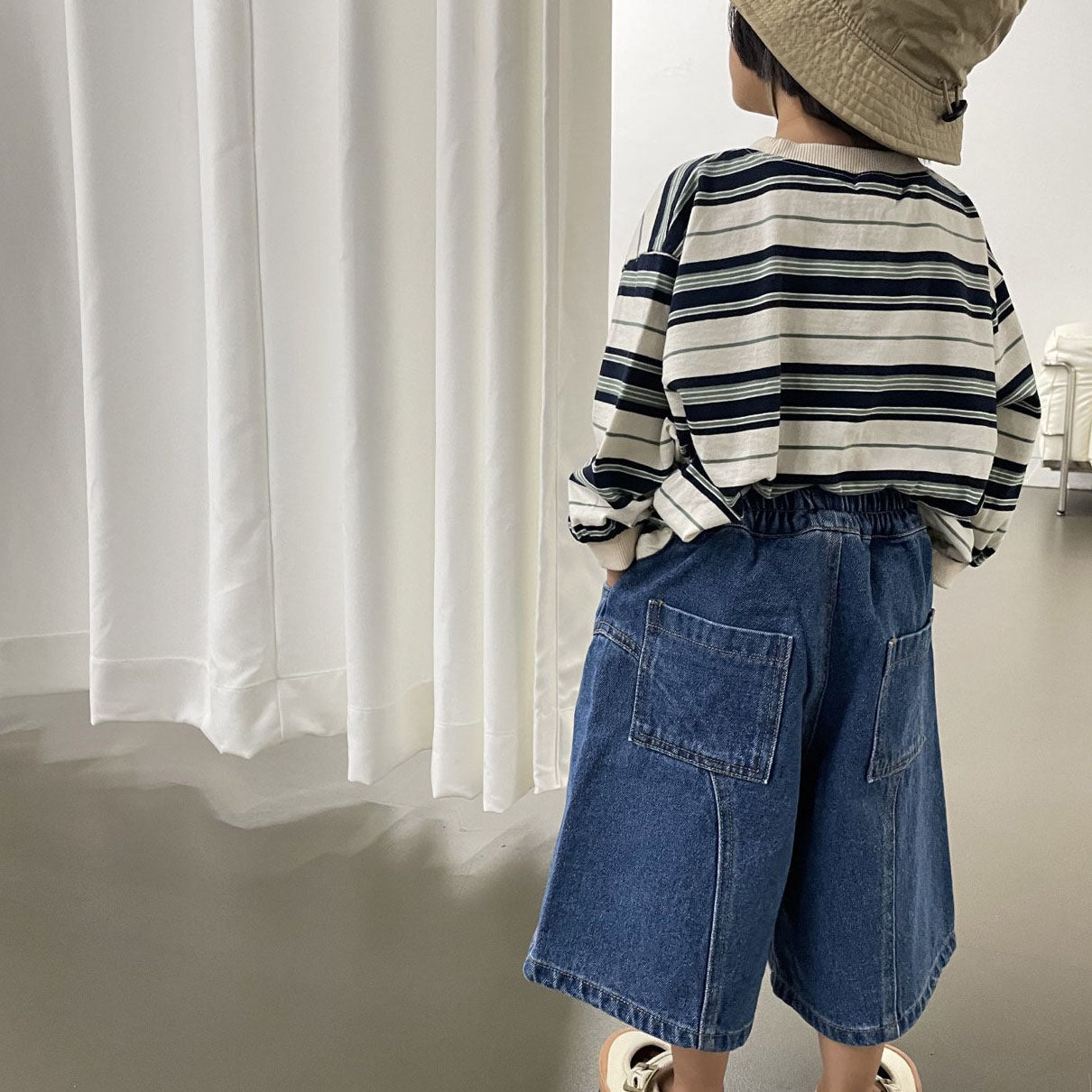 Toddler Lovin Multicolor Stripe Long Sleeve Top (1 - 7y) - 2 Colors kids outfit