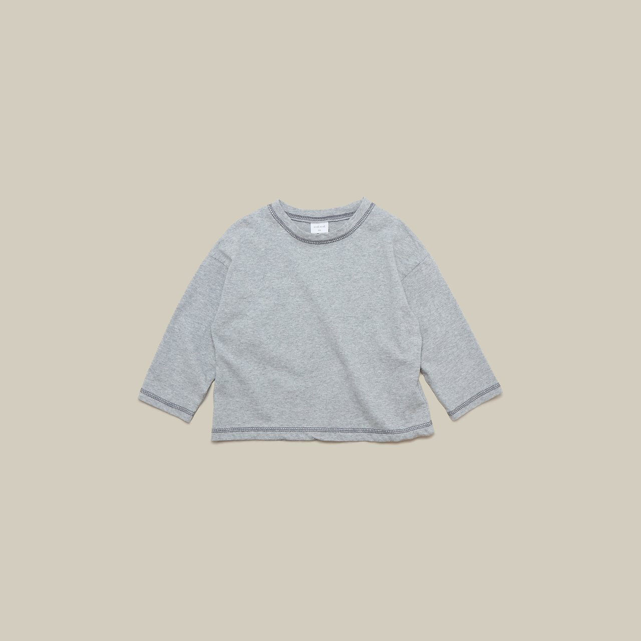Toddler Mel F26 Stitch Detail Long Sleeve Top (1-8y) - 3 Colors kids outfit