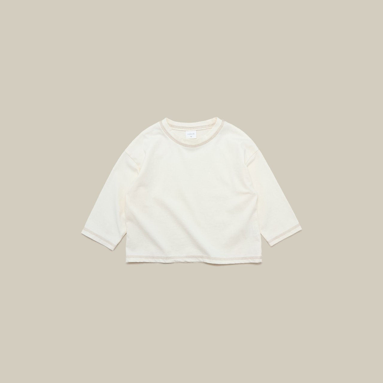 Toddler Mel F26 Stitch Detail Long Sleeve Top (1-8y) - 3 Colors kids outfit