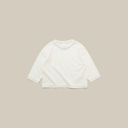 Toddler Mel F26 Stitch Detail Long Sleeve Top (1-8y) - 3 Colors kids outfit